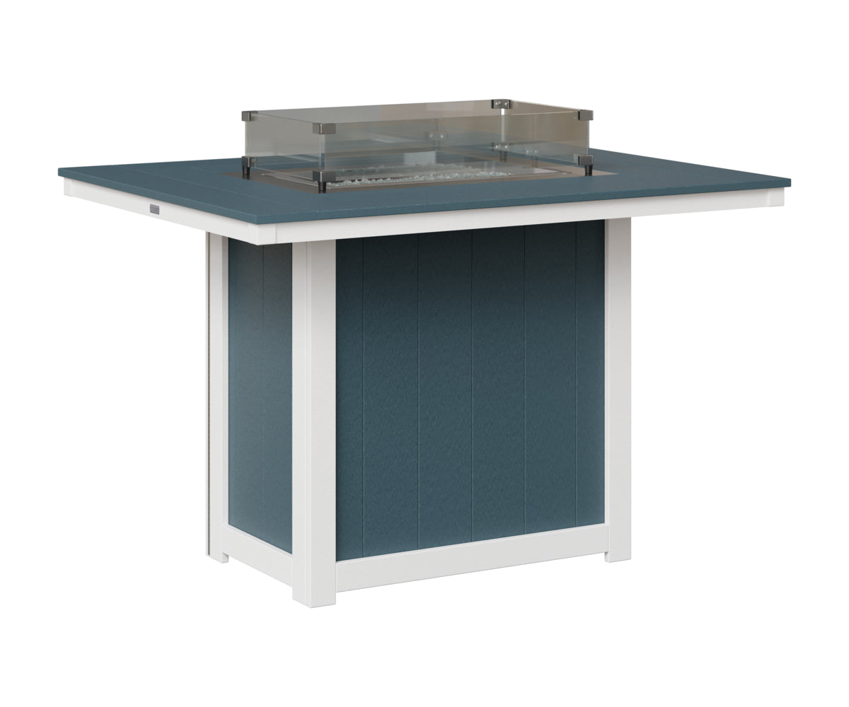 Donoma 42" x 54" Rectangular Fire Table Counter