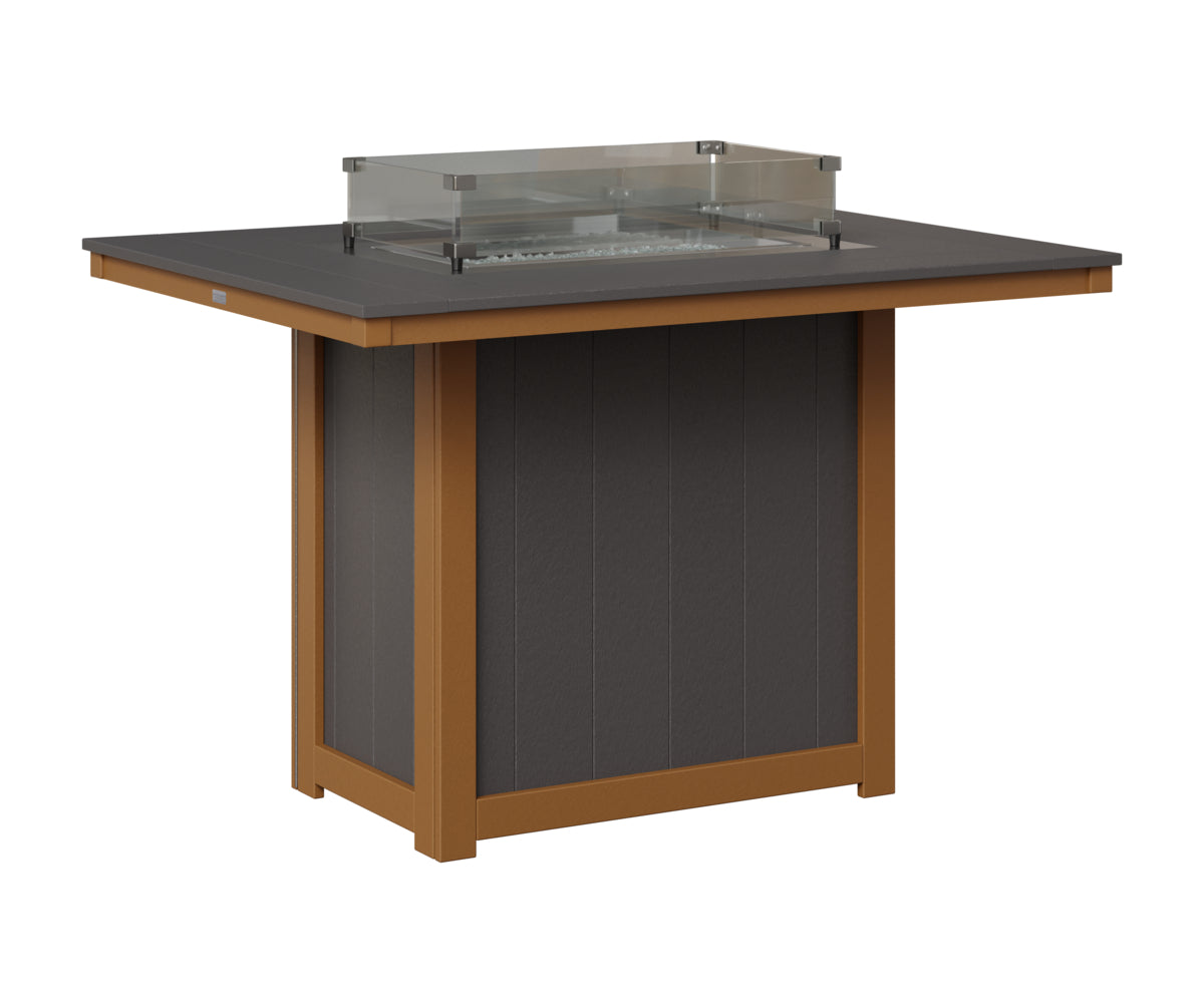 Donoma 42" x 54" Rectangular Fire Table Counter