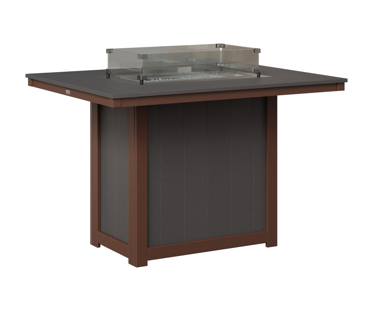 Donoma 42" x 54" Rectangular Fire Table Counter