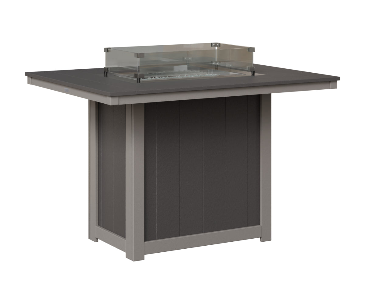 Donoma 42" x 54" Rectangular Fire Table Counter