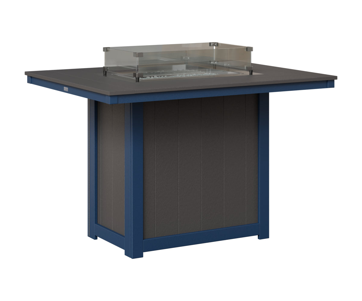 Donoma 42" x 54" Rectangular Fire Table Counter
