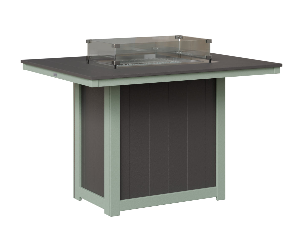 Donoma 42" x 54" Rectangular Fire Table Counter