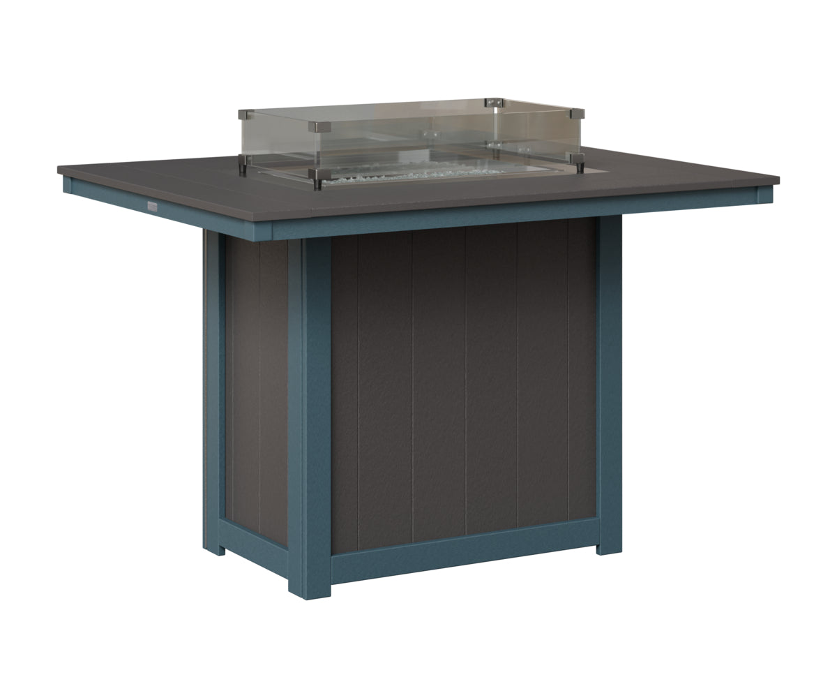 Donoma 42" x 54" Rectangular Fire Table Counter