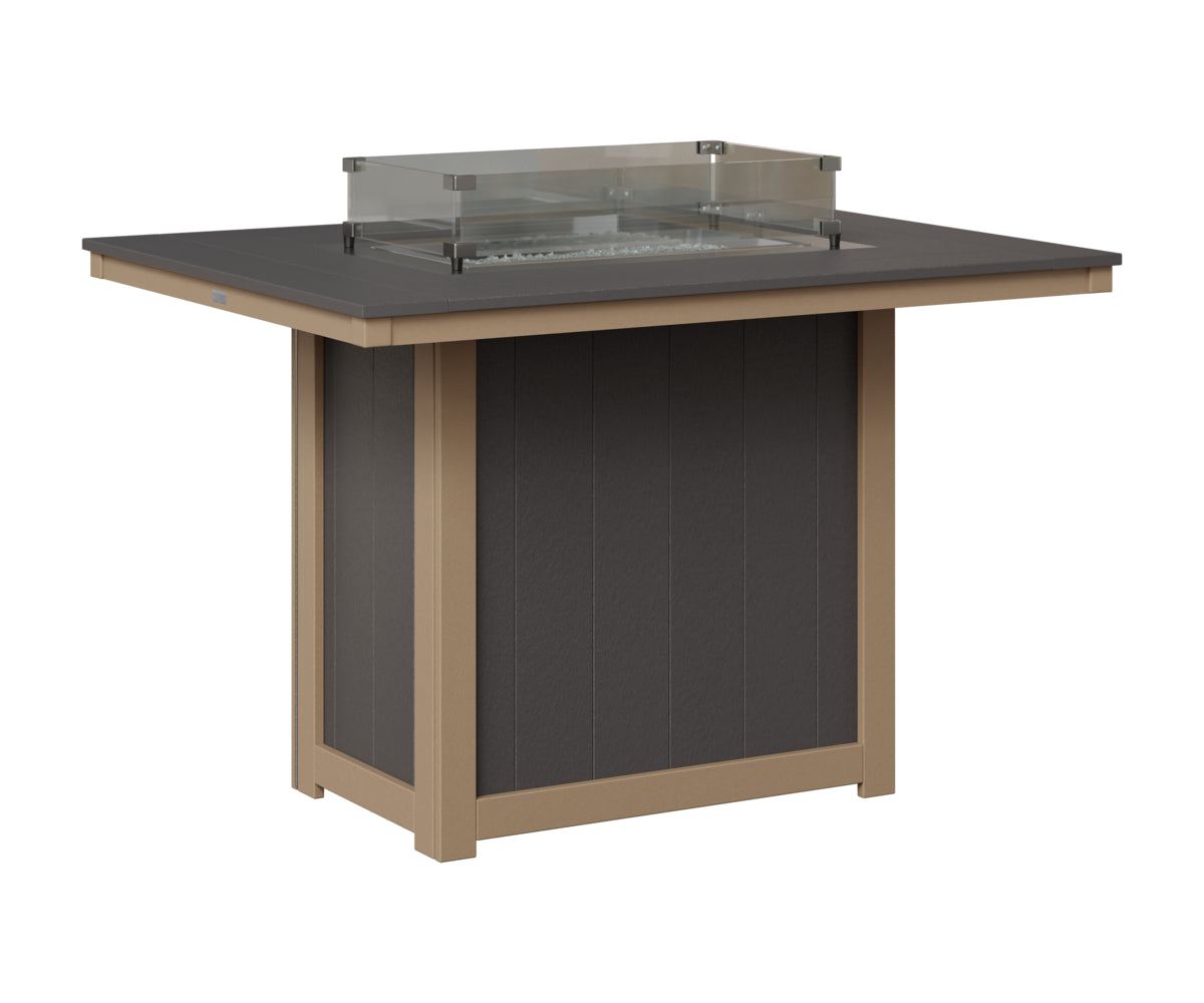 Donoma 42" x 54" Rectangular Fire Table Counter