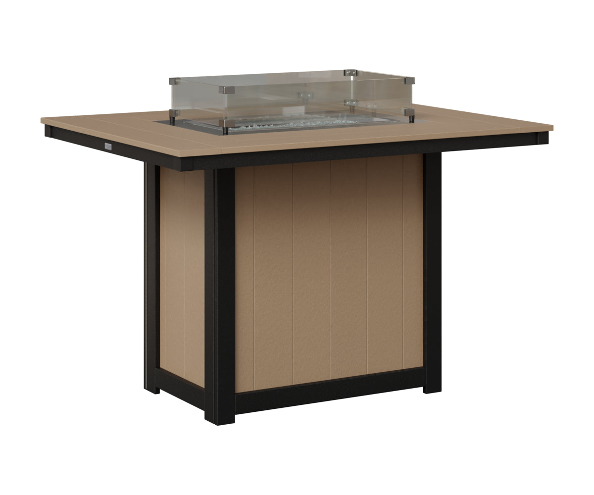 Donoma 42" x 54" Rectangular Fire Table Counter