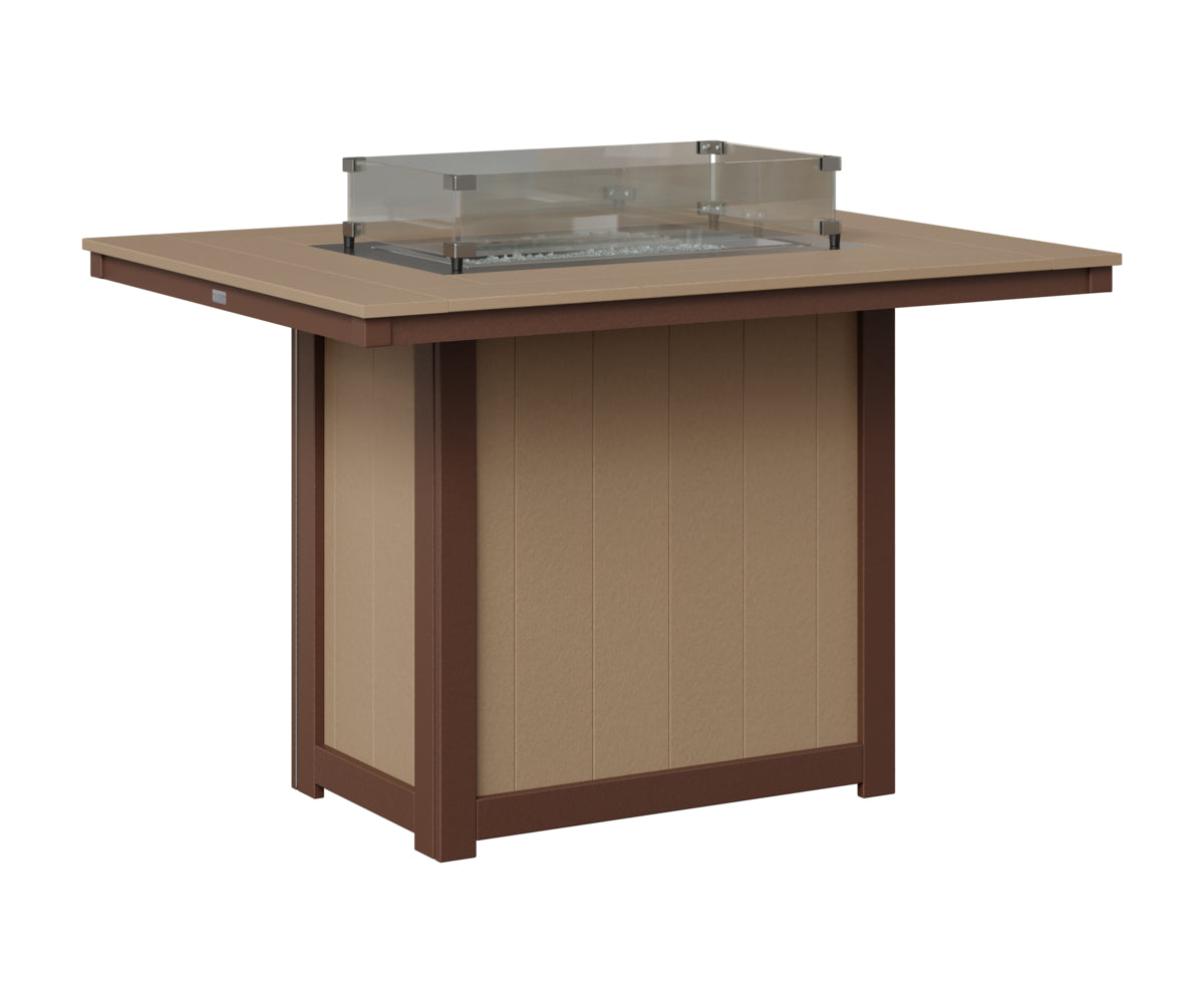 Donoma 42" x 54" Rectangular Fire Table Counter
