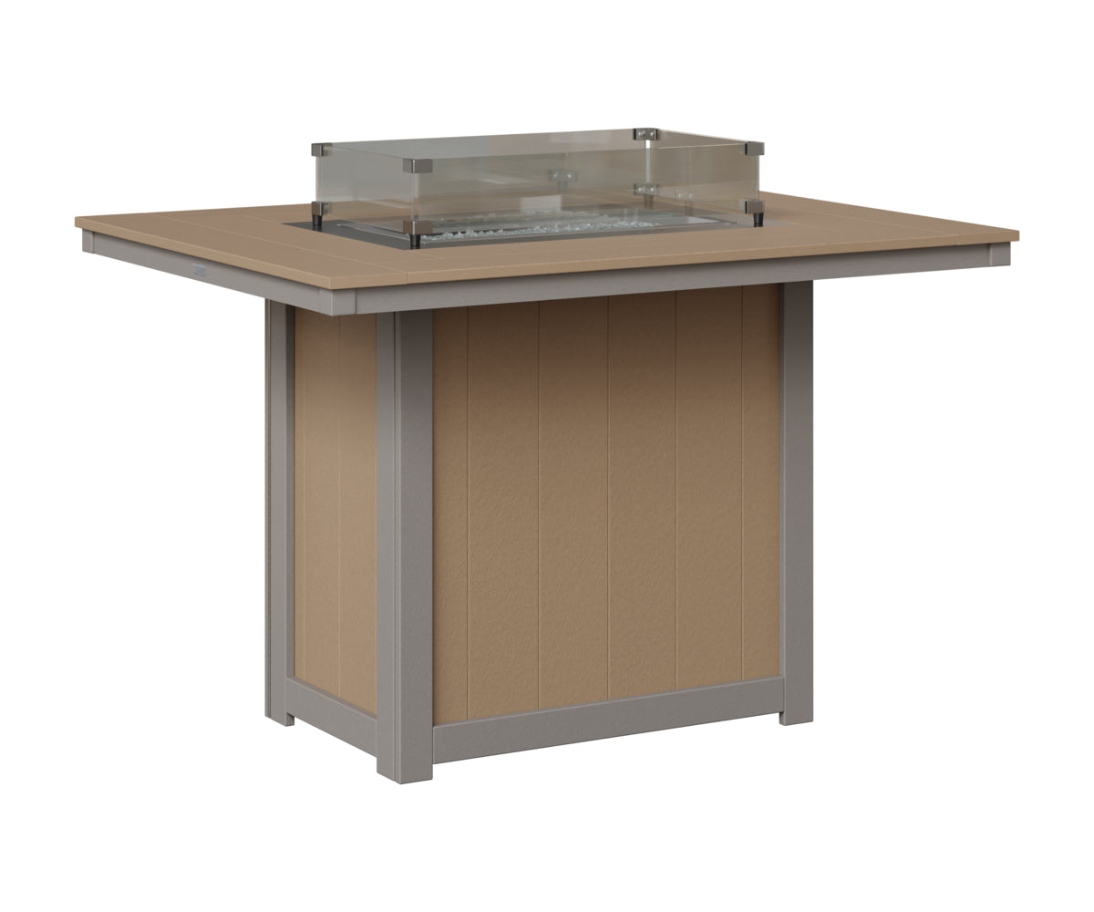 Donoma 42" x 54" Rectangular Fire Table Counter