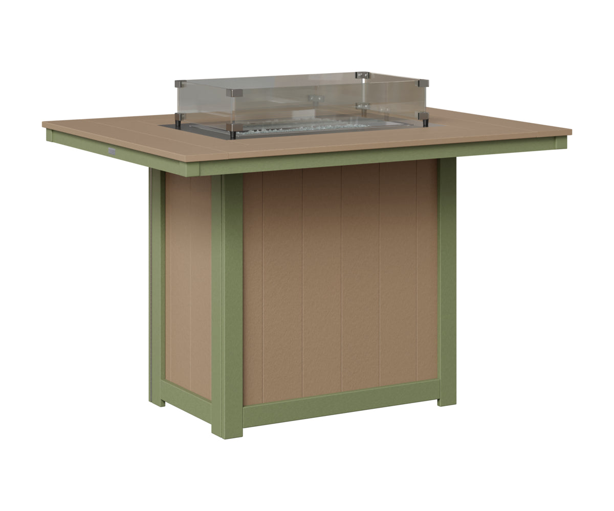 Donoma 42" x 54" Rectangular Fire Table Counter