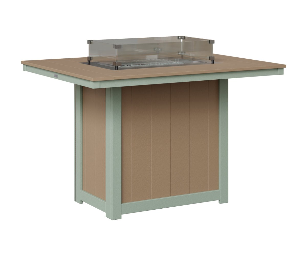 Donoma 42" x 54" Rectangular Fire Table Counter