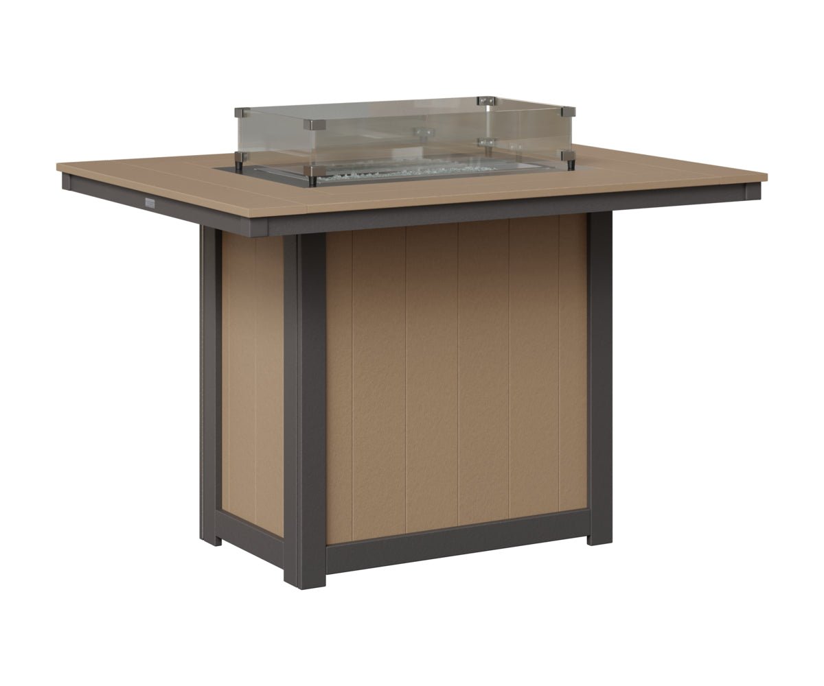 Donoma 42" x 54" Rectangular Fire Table Counter