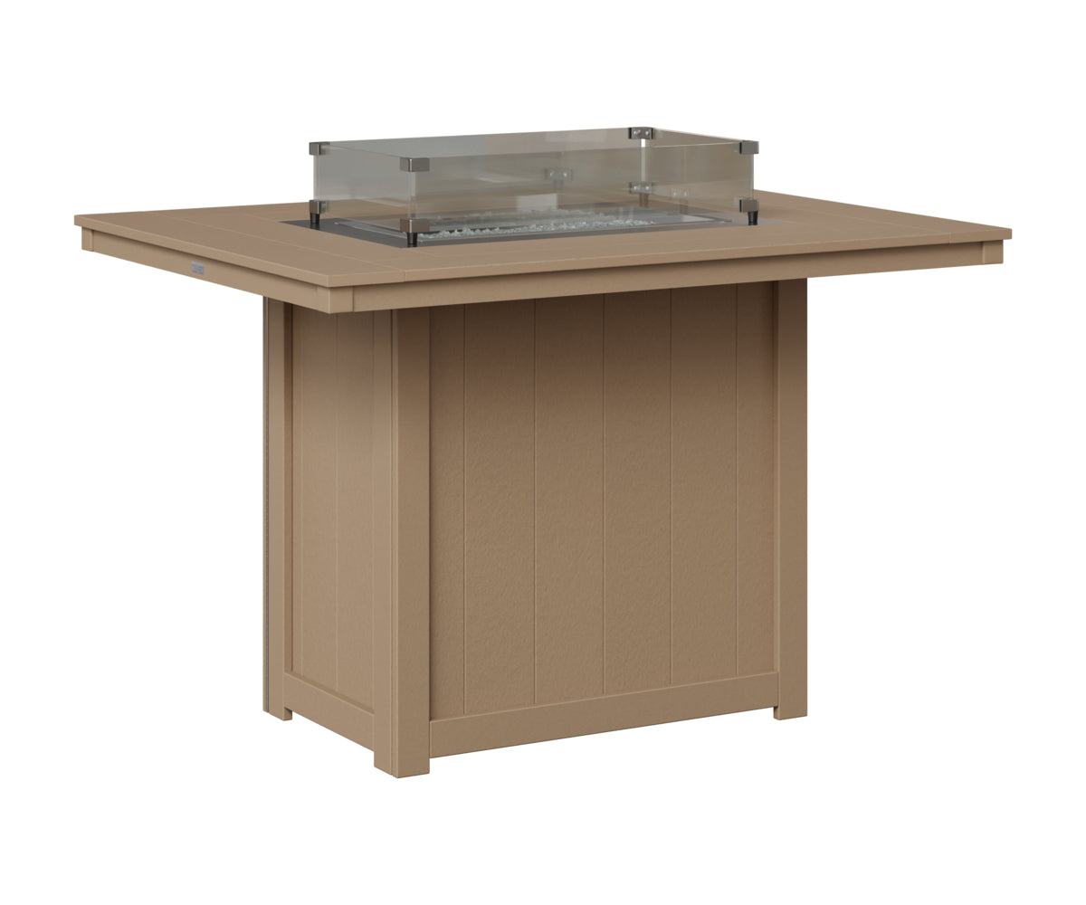 Donoma 42" x 54" Rectangular Fire Table Counter