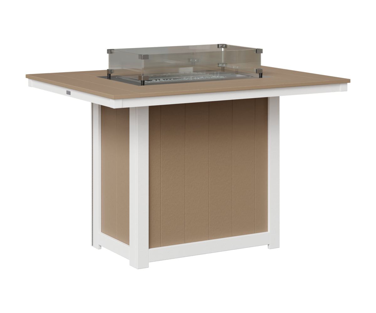 Donoma 42" x 54" Rectangular Fire Table Counter