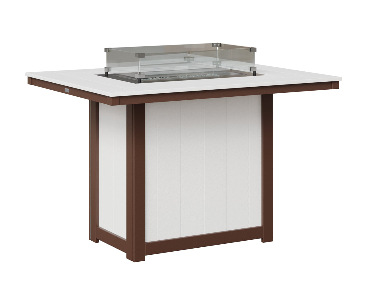 Donoma 42" x 54" Rectangular Fire Table Counter