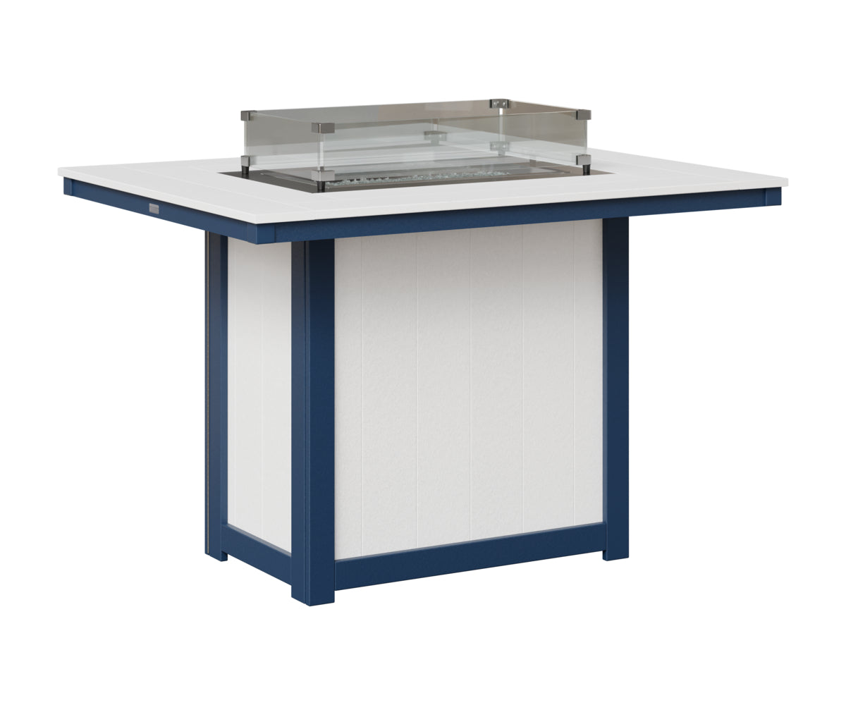 Donoma 42" x 54" Rectangular Fire Table Counter