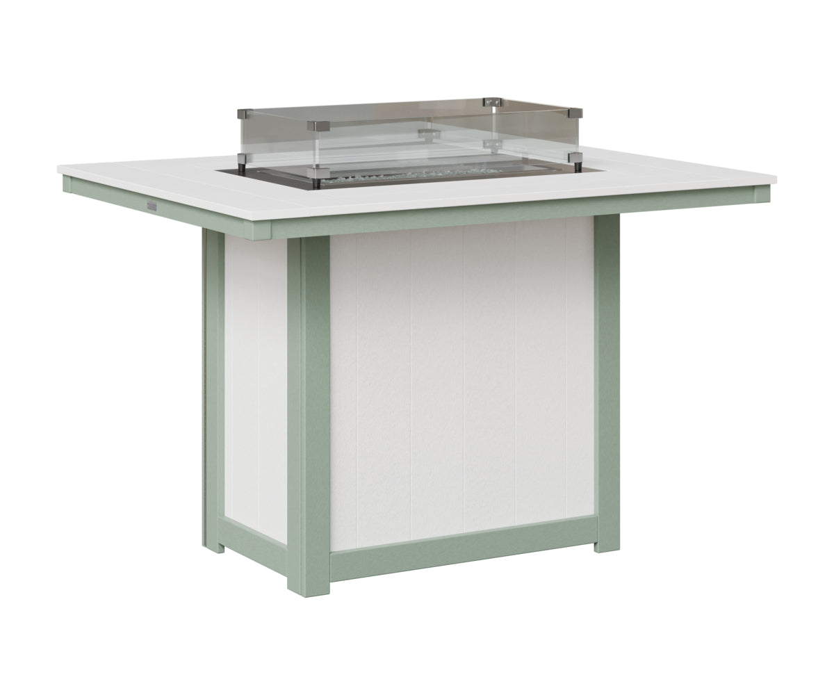 Donoma 42" x 54" Rectangular Fire Table Counter
