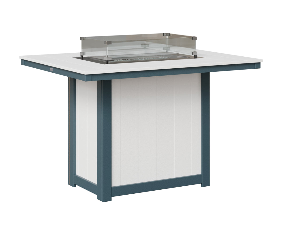 Donoma 42" x 54" Rectangular Fire Table Counter