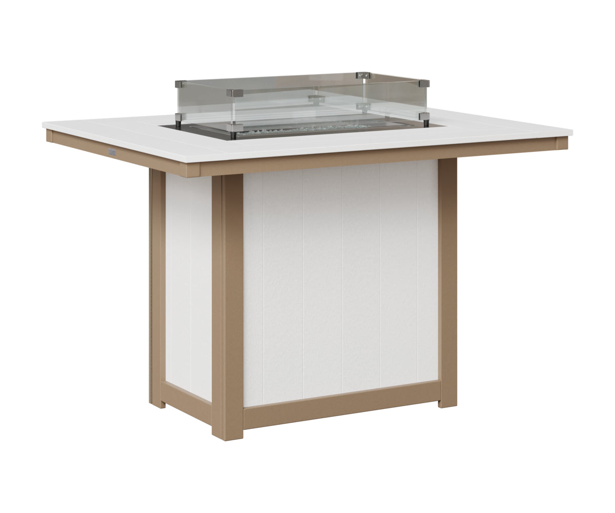 Donoma 42" x 54" Rectangular Fire Table Counter
