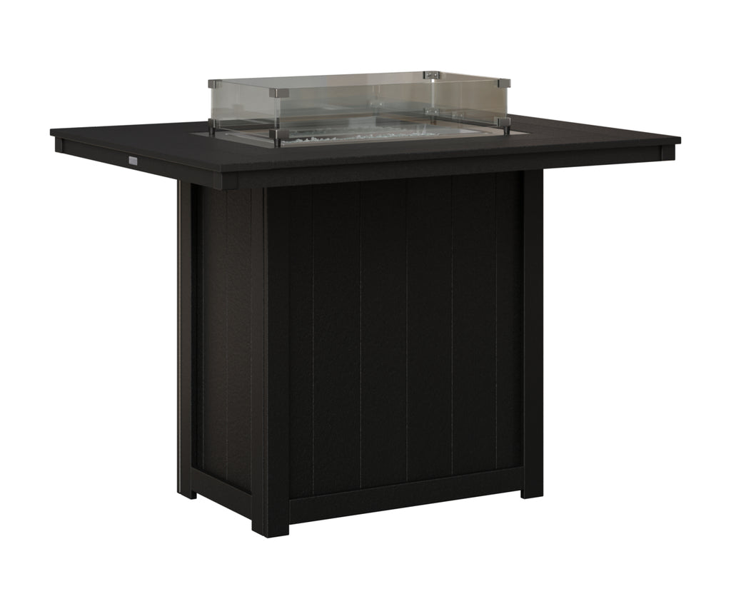 Donoma 42" x 54" Rectangular Fire Table Bar