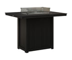 Donoma 42" x 54" Rectangular Fire Table Bar