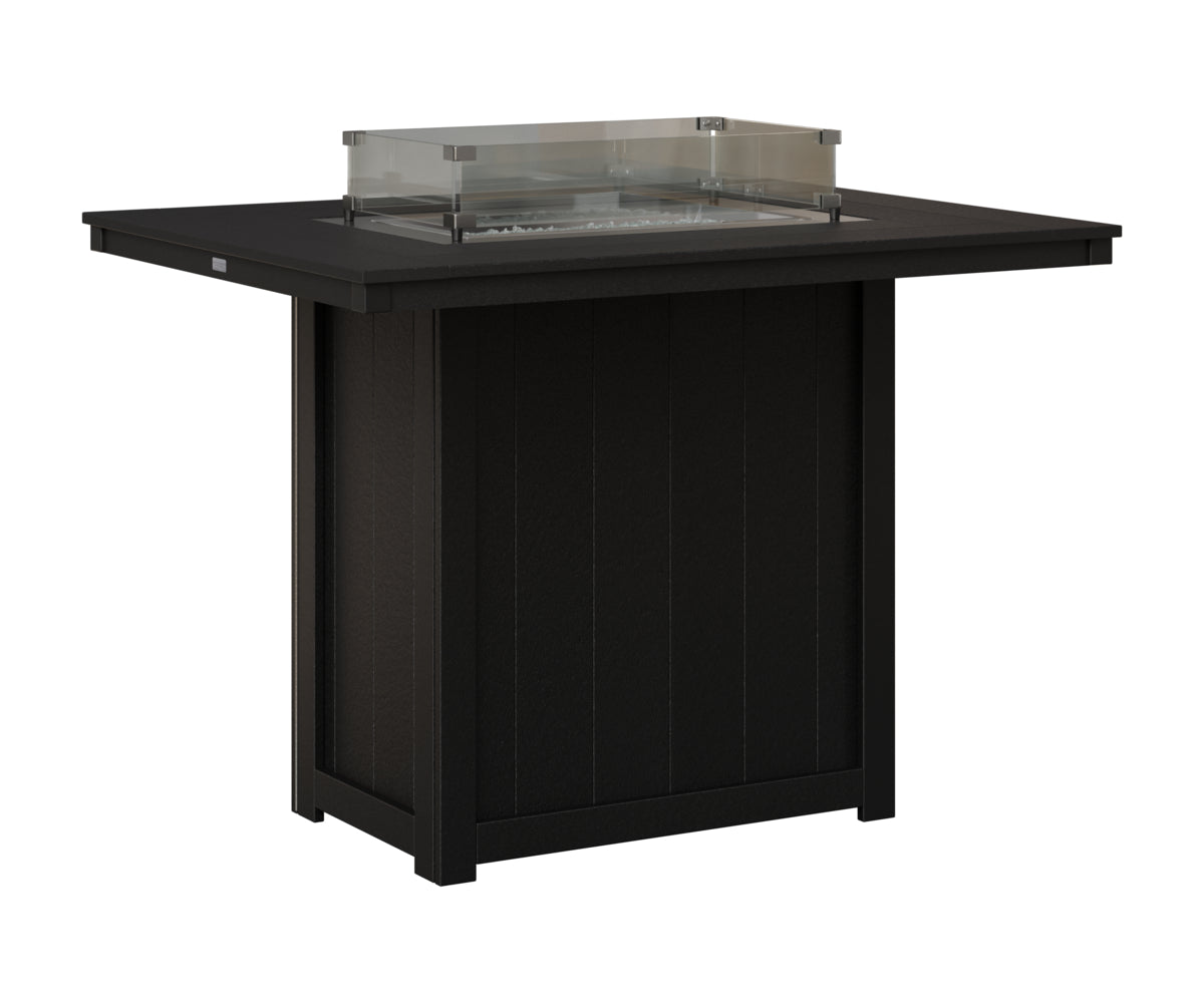 Donoma 42" x 54" Rectangular Fire Table Bar