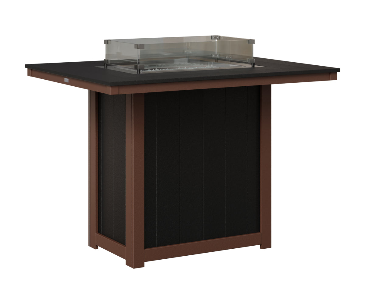 Donoma 42" x 54" Rectangular Fire Table Bar
