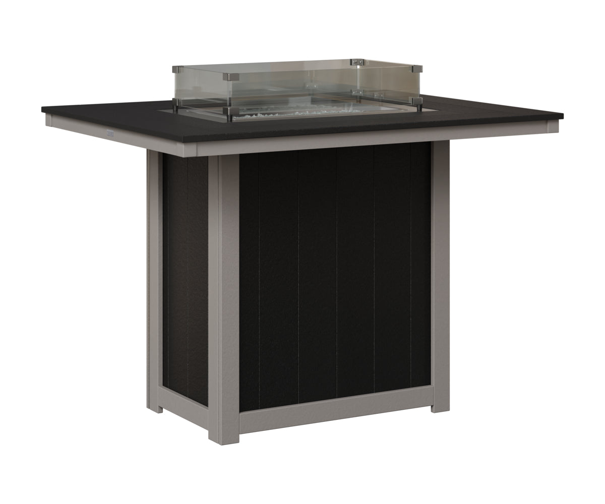 Donoma 42" x 54" Rectangular Fire Table Bar