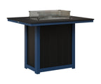Donoma 42" x 54" Rectangular Fire Table Bar