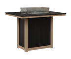 Donoma 42" x 54" Rectangular Fire Table Bar