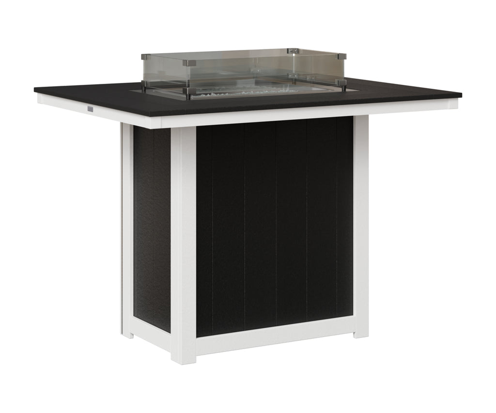 Donoma 42" x 54" Rectangular Fire Table Bar