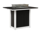 Donoma 42" x 54" Rectangular Fire Table Bar