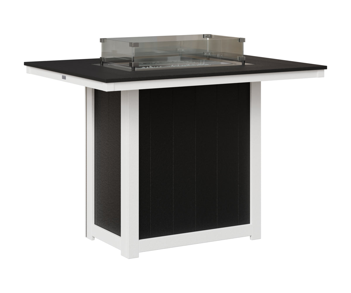 Donoma 42" x 54" Rectangular Fire Table Bar