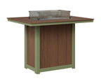 Donoma 42" x 54" Rectangular Fire Table Bar