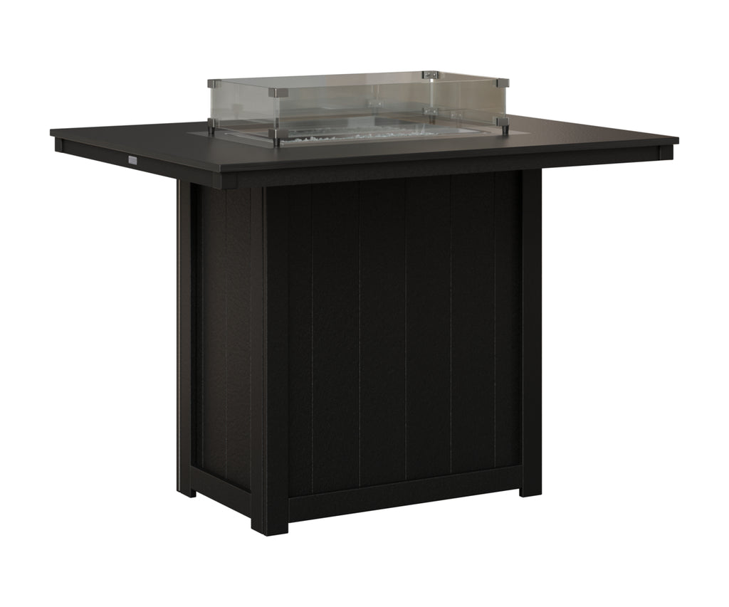 Donoma 42" x 54" Rectangular Fire Table Bar