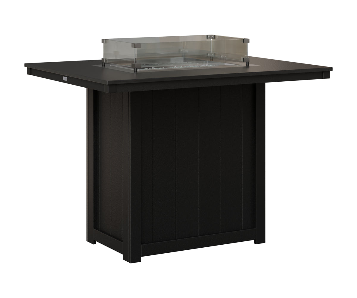 Donoma 42" x 54" Rectangular Fire Table Bar
