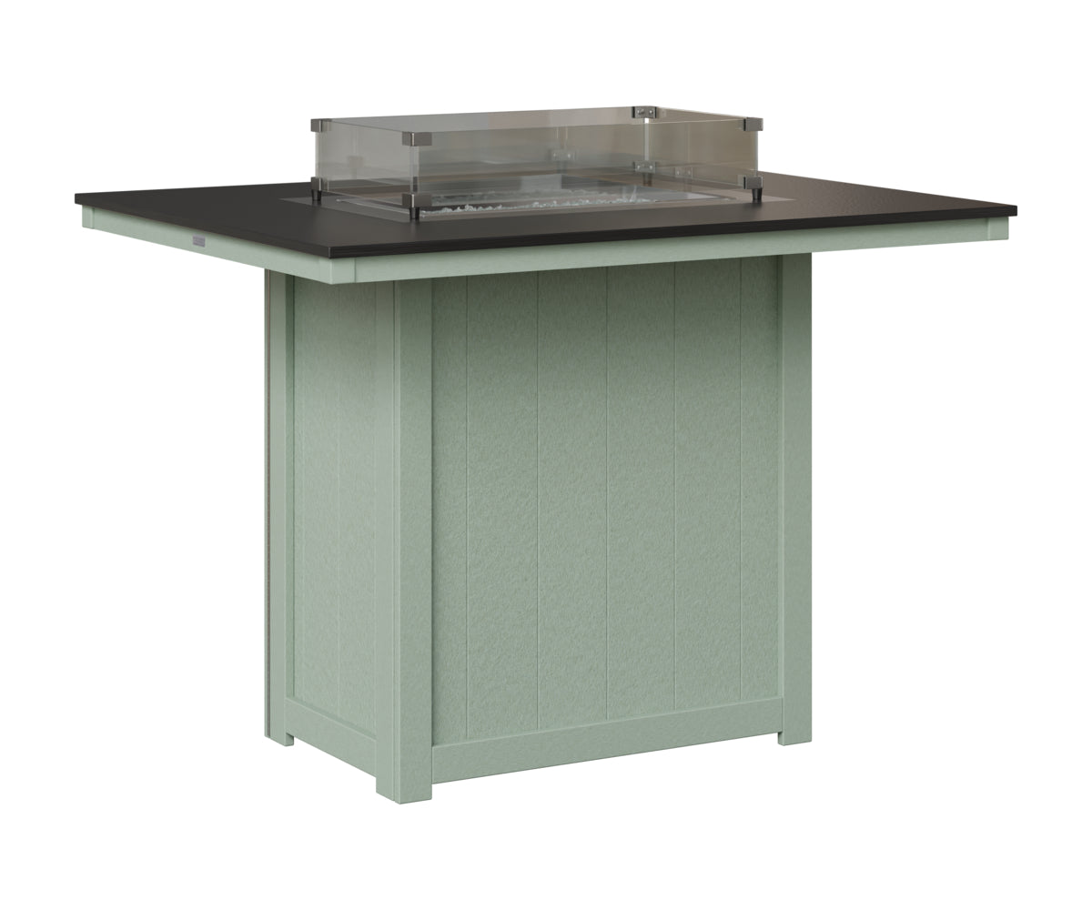 Donoma 42" x 54" Rectangular Fire Table Bar