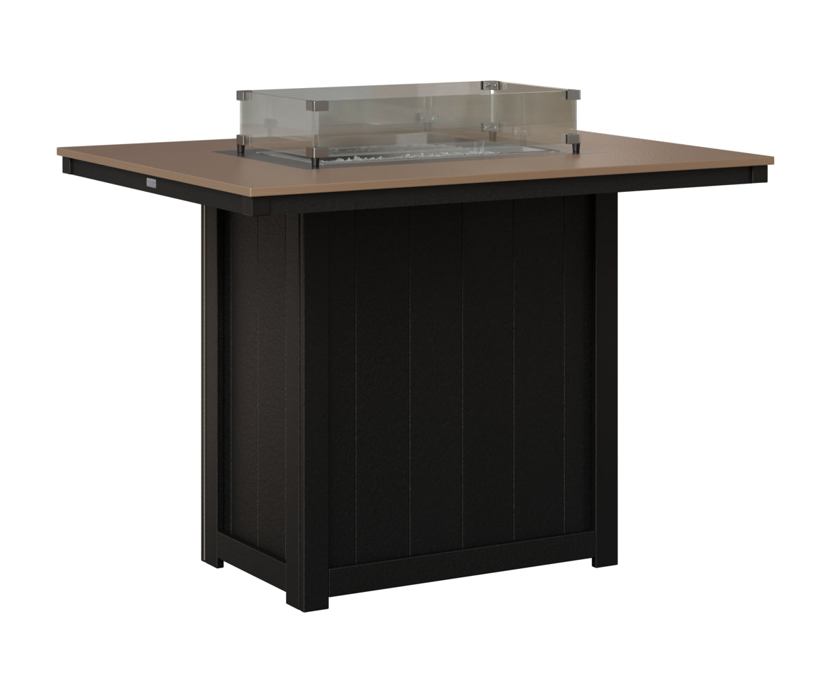 Donoma 42" x 54" Rectangular Fire Table Bar