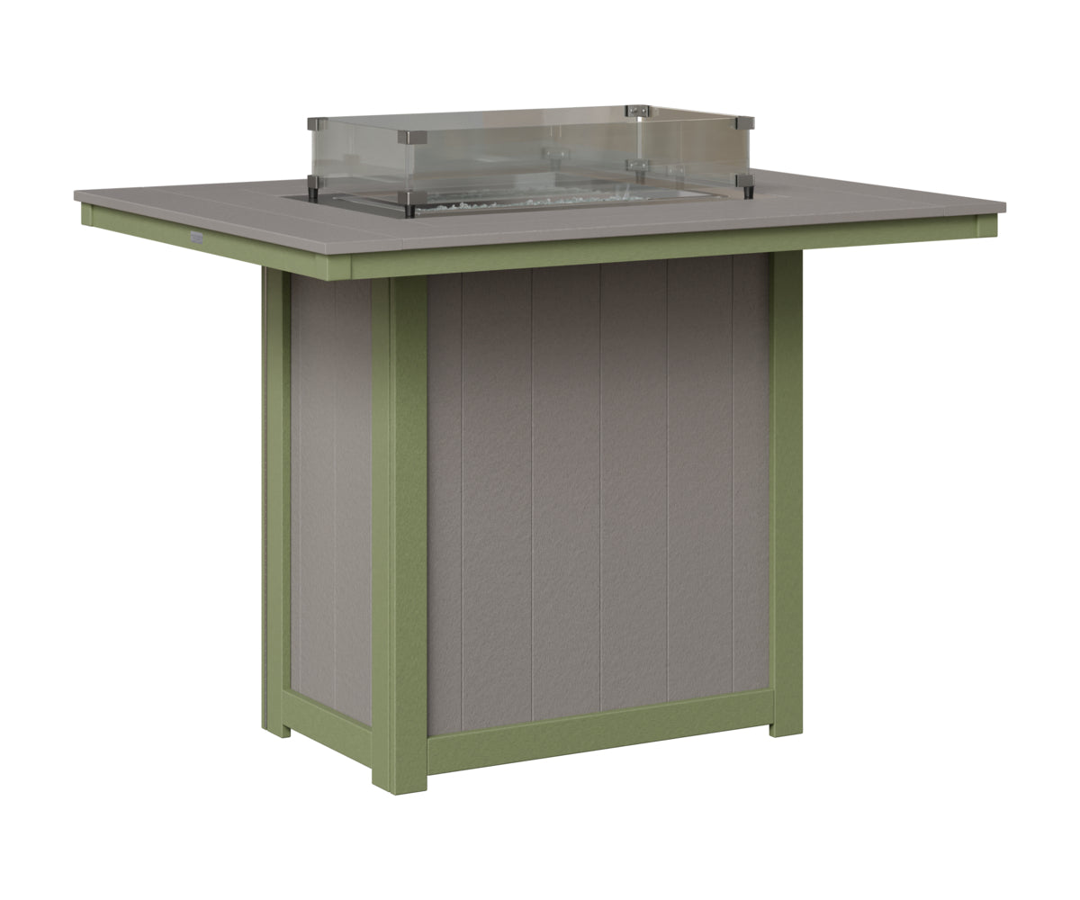 Donoma 42" x 54" Rectangular Fire Table Bar
