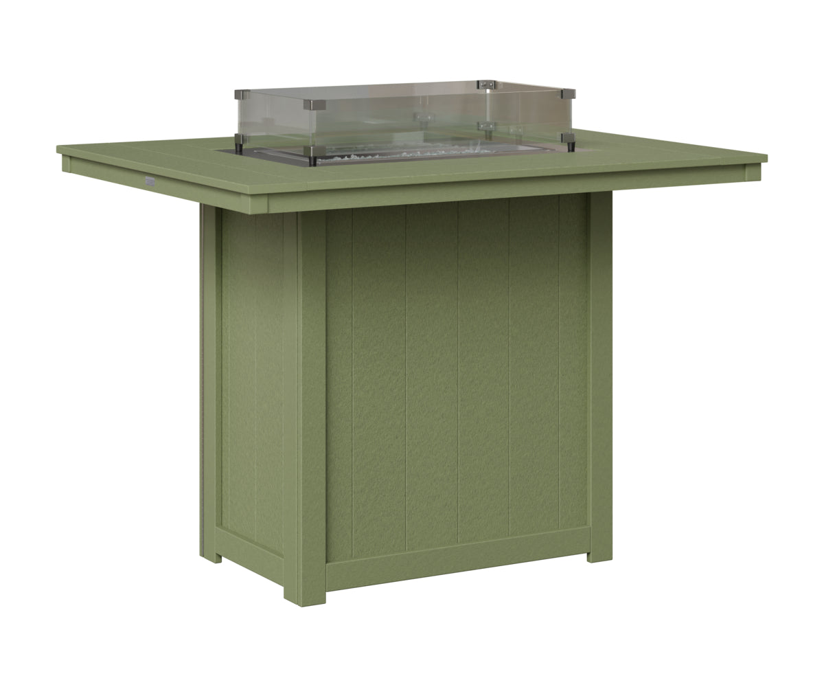 Donoma 42" x 54" Rectangular Fire Table Bar