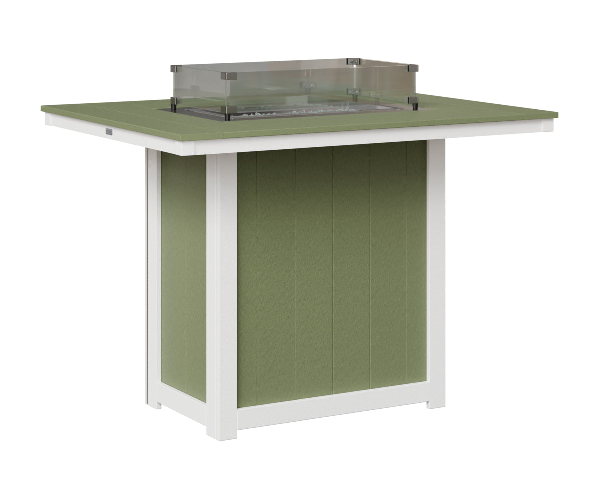 Donoma 42" x 54" Rectangular Fire Table Bar
