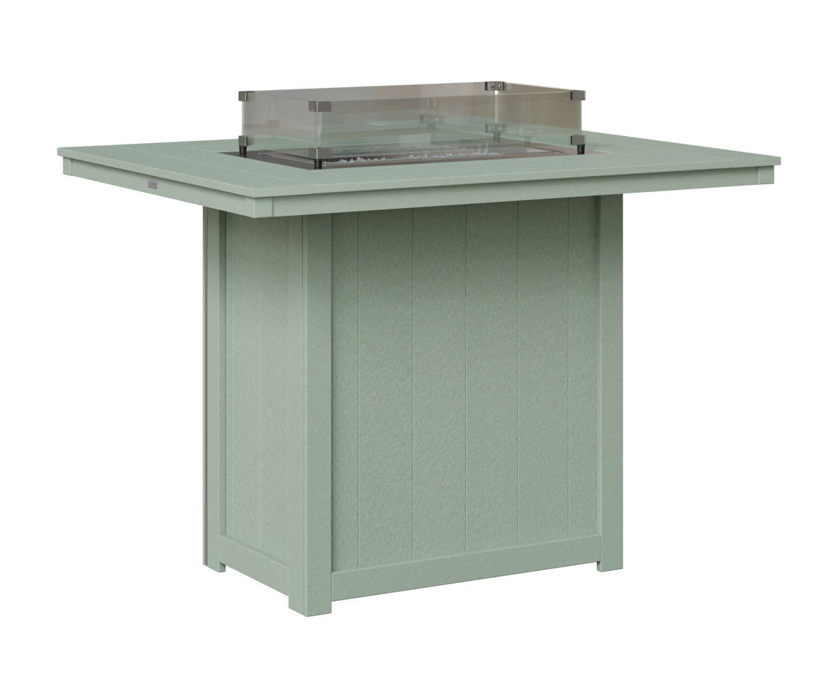Donoma 42" x 54" Rectangular Fire Table Bar
