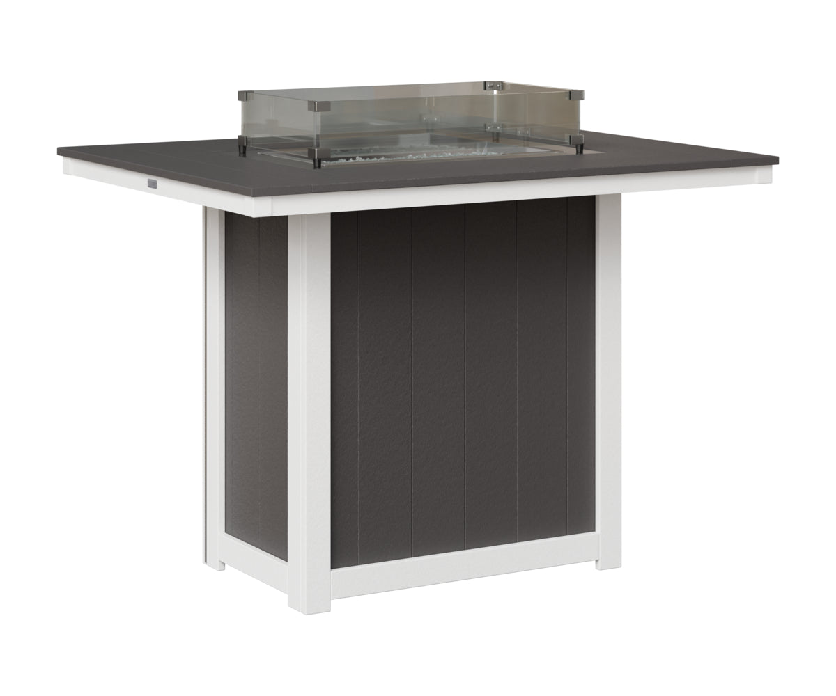 Donoma 42" x 54" Rectangular Fire Table Bar