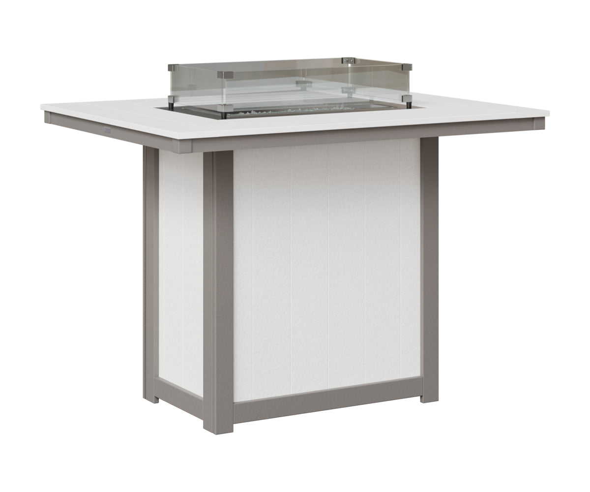 Donoma 42" x 54" Rectangular Fire Table Bar