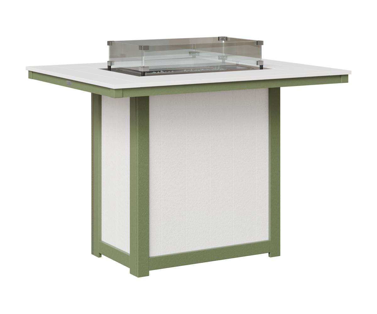 Donoma 42" x 54" Rectangular Fire Table Bar