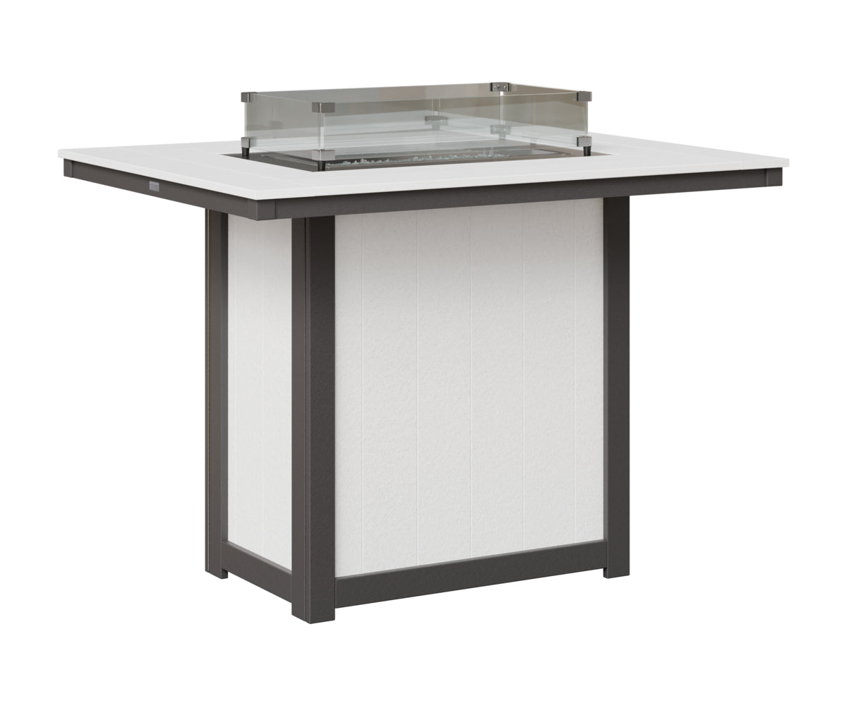Donoma 42" x 54" Rectangular Fire Table Bar