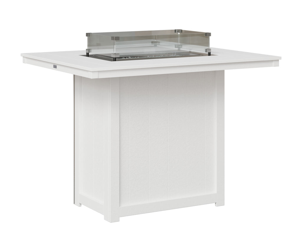 Donoma 42" x 54" Rectangular Fire Table Bar