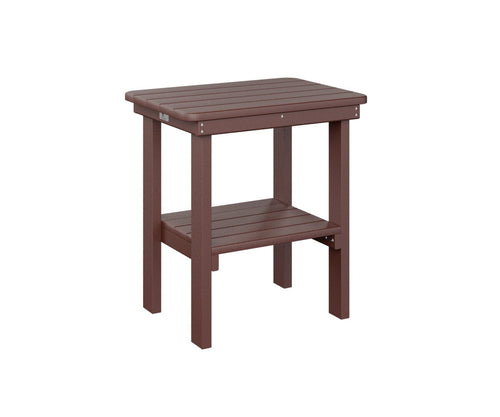 Rectangular End Table Dining Height My Store Burgundy 