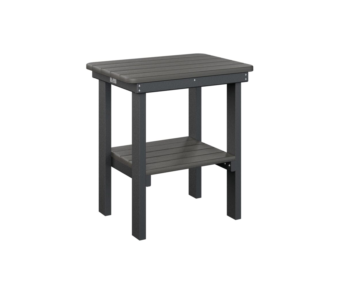 Rectangular End Table Dining Height My Store Tabletop: Coastal Gray I Legs: Black 