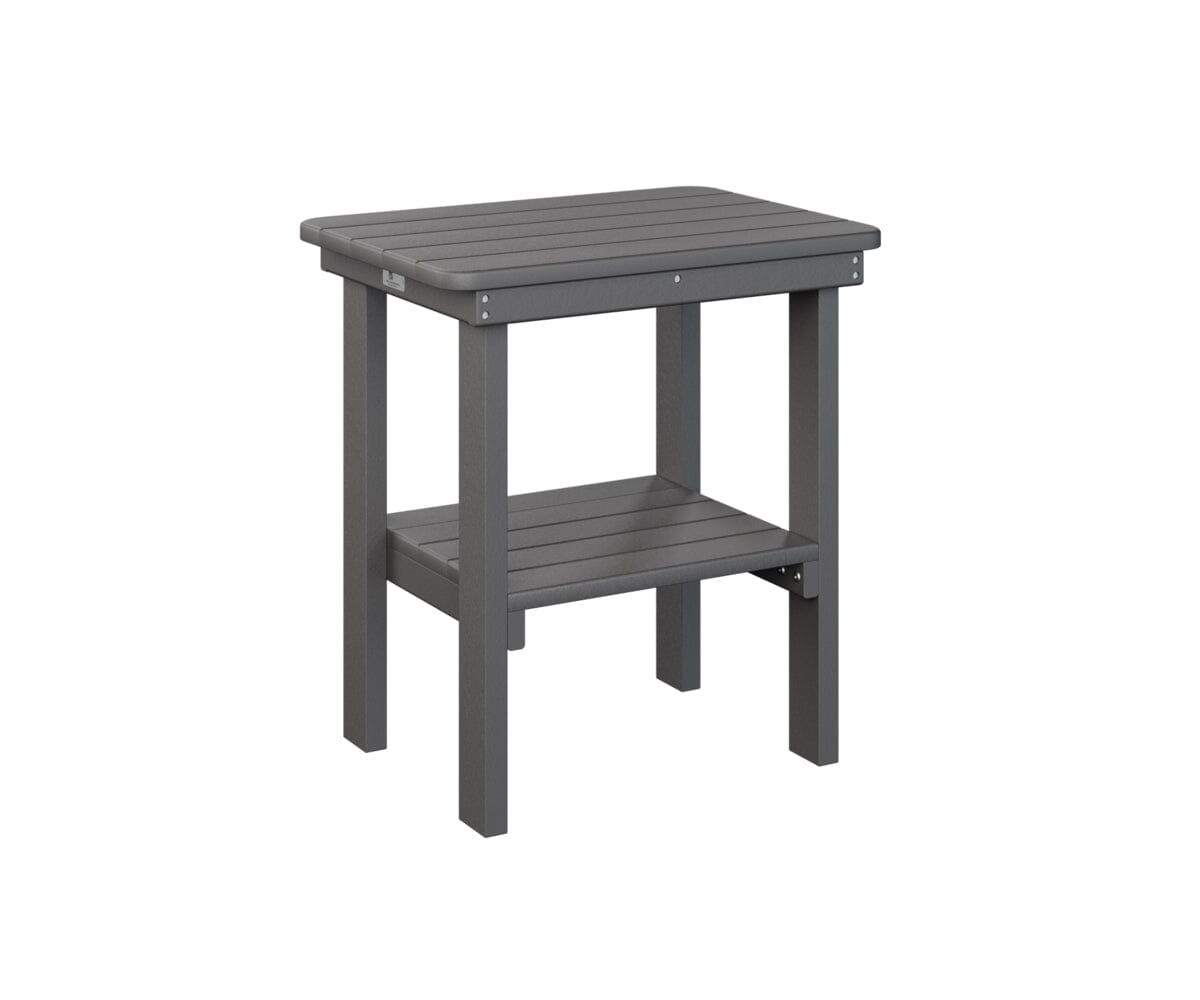 Rectangular End Table Dining Height My Store Smoke Gray 