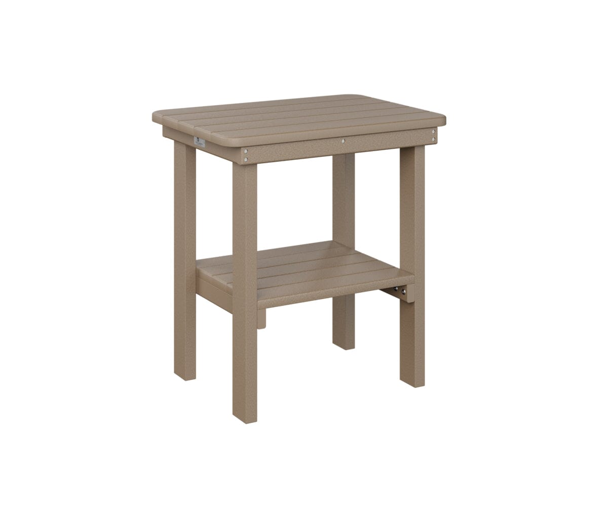 Rectangular End Table Dining Height My Store Weatherwood 