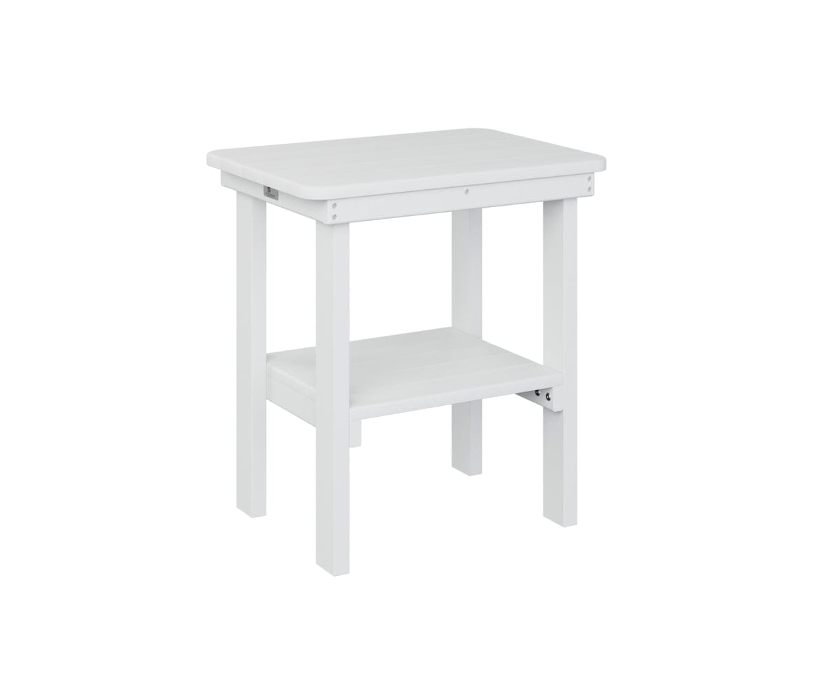 Rectangular End Table Dining Height My Store White 